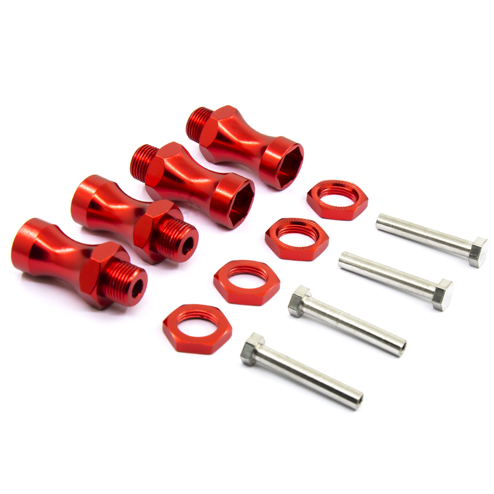 Wheel Hex Adapter - 4 Peças Adaptador de Alumínio para