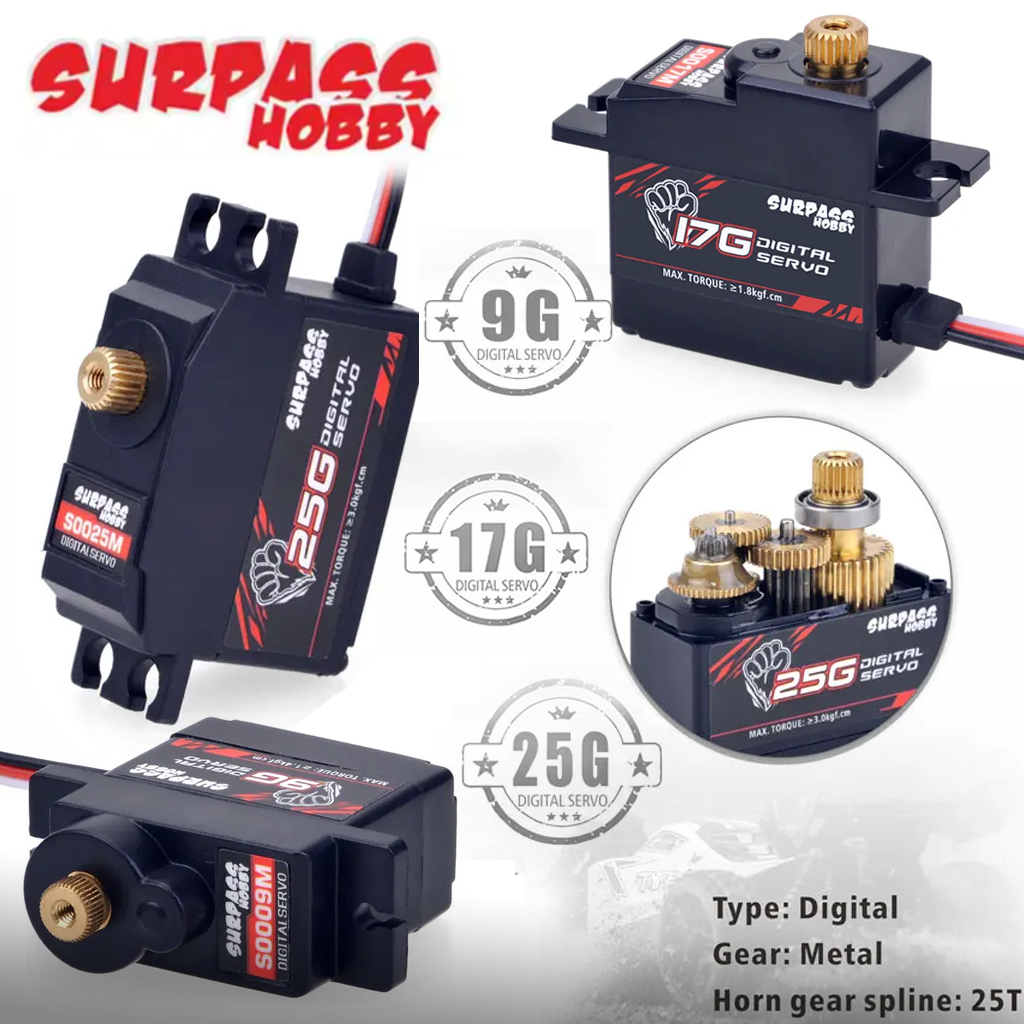 Rc Hobby Plane - 4PCS SURPASS Servo Digital Micro à