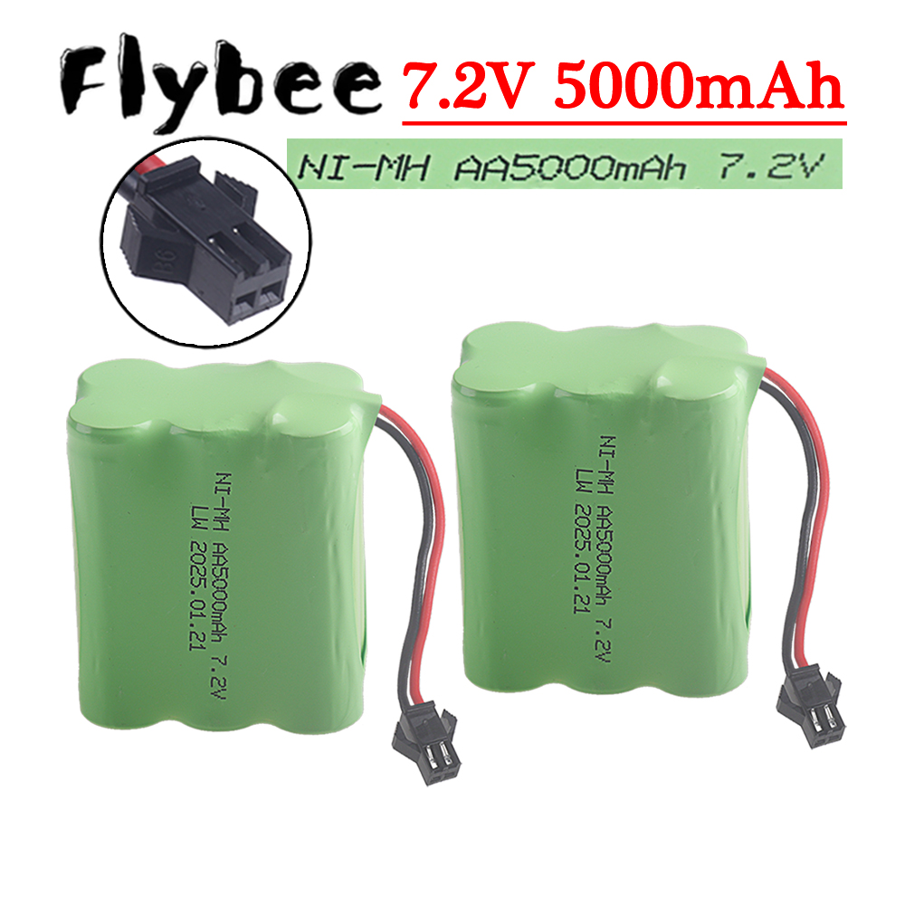 Rc Hobby Rc - (Plugue SM-2P) 7.2v 5000mah bateria nimh