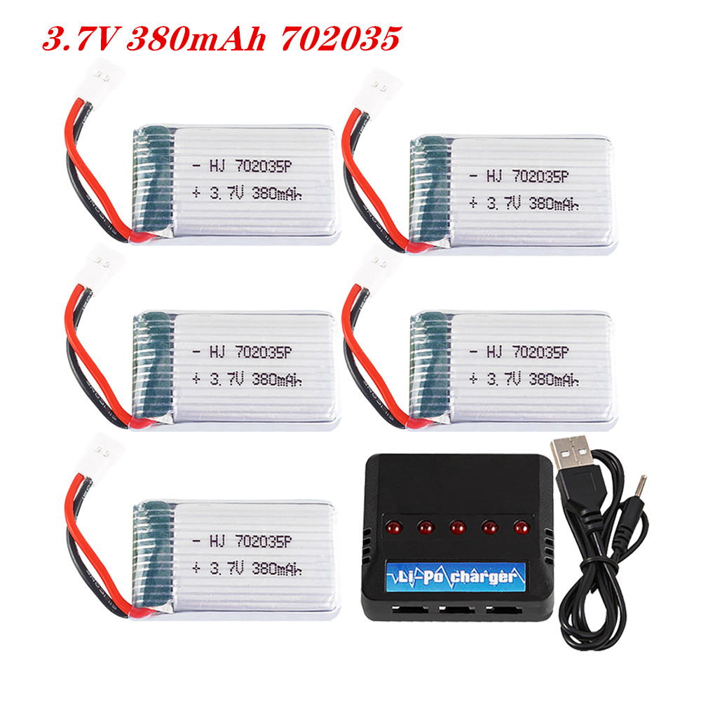 Rc Hobby Rc - 3.7v 380mah 702035 lipo bateria recarregável