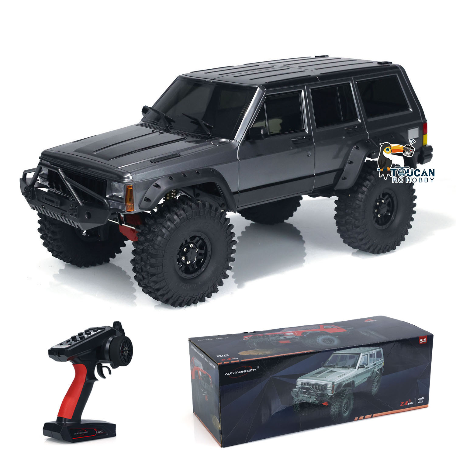 Rc Roc Hobby - 1/10 rc fora da estrada 4x4