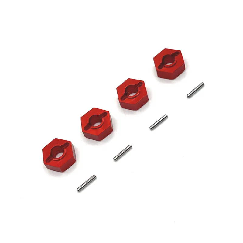 Wheel Hex Adapter - 4 pçs metal 12mm roda hex