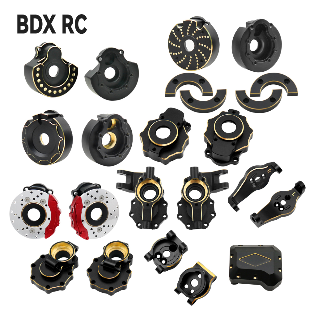 Wheel Hex Adapter - Portal eixo habitação latão preto copo