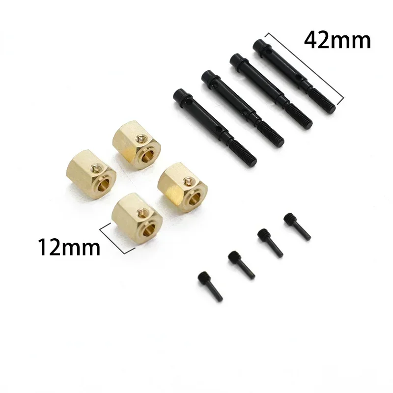 Wheel Hex Adapter - 4 Peças Adaptador Hexagonal de Roda