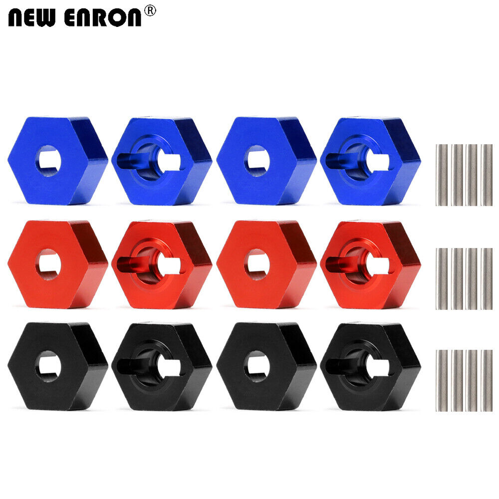 Wheel Hex Adapter - Roda sextavada de alumínio 6061 vermelha/azul/preta