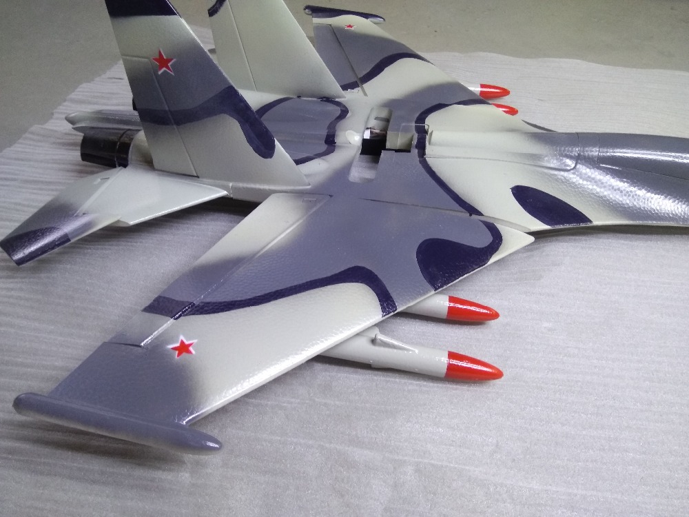 Avião RC EPO Branco SU-27 SU27 - Rc Hobby Plane avaliação e preço