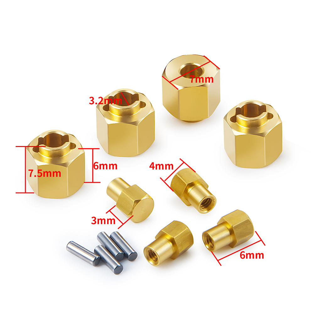 AXSPEED 4 PCS Adaptador Hex de - Wheel Hex Adapter avaliação e preço