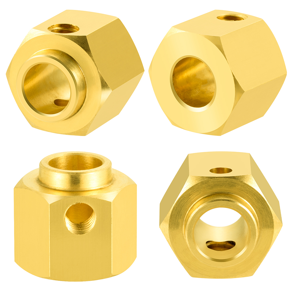 YEAHRUN 4 PCS Latão 12 MM Roda - Wheel Hex Adapter avaliação e preço