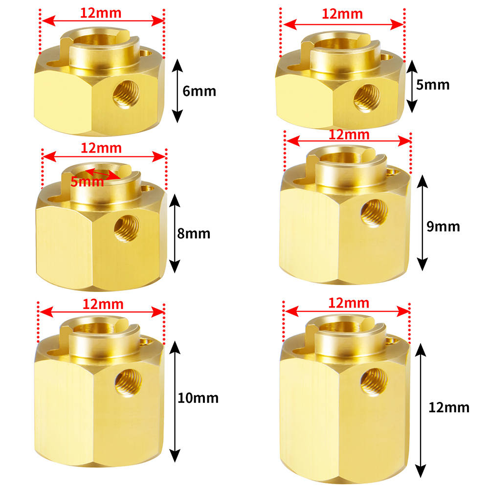 Axspeed 4 peças 5/6/8/9/10/12m - Wheel Hex Adapter avaliação e preço