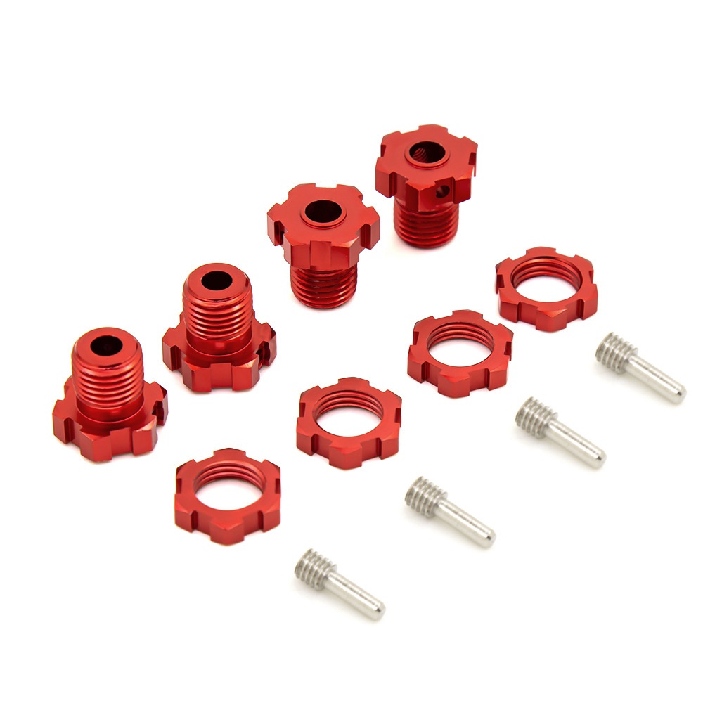 Metal 17mm splined roda hex hu - Wheel Hex Adapter avaliação e preço