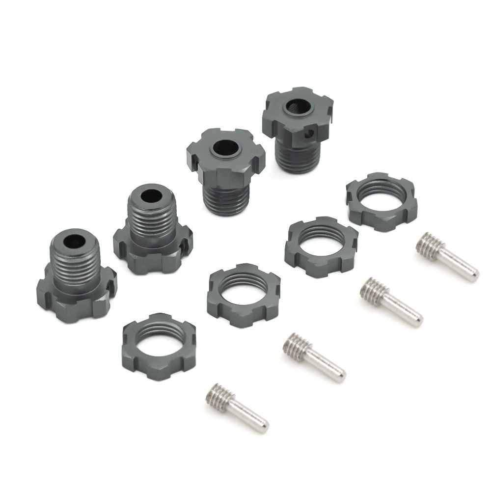 Metal 17mm splined roda hex hu - Wheel Hex Adapter avaliação e preço