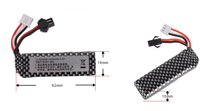 7,4v 1400mah 25C 501855   Bate - Rc Hobby Rc avaliação e preço