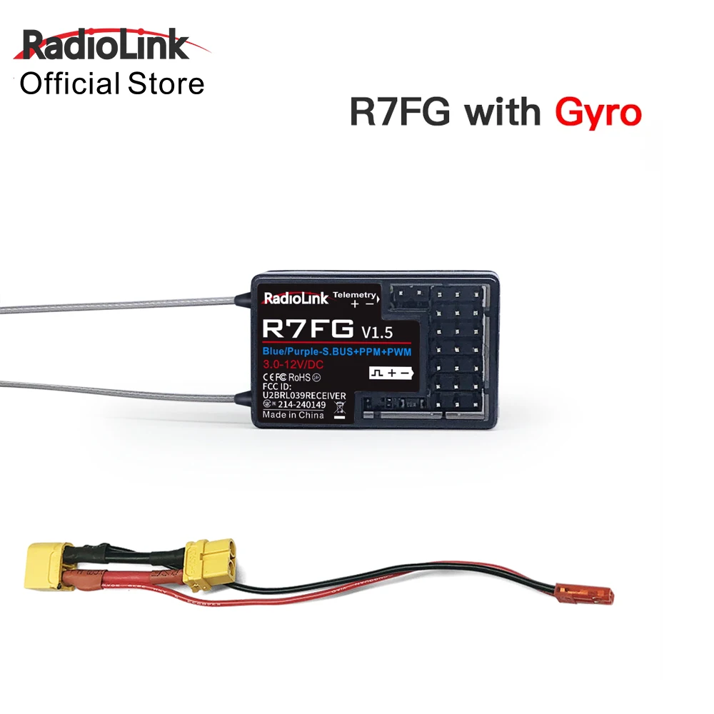 Receptor RC Radiolink R7FG 7 C - Rc Hobby Tools avaliação e preço