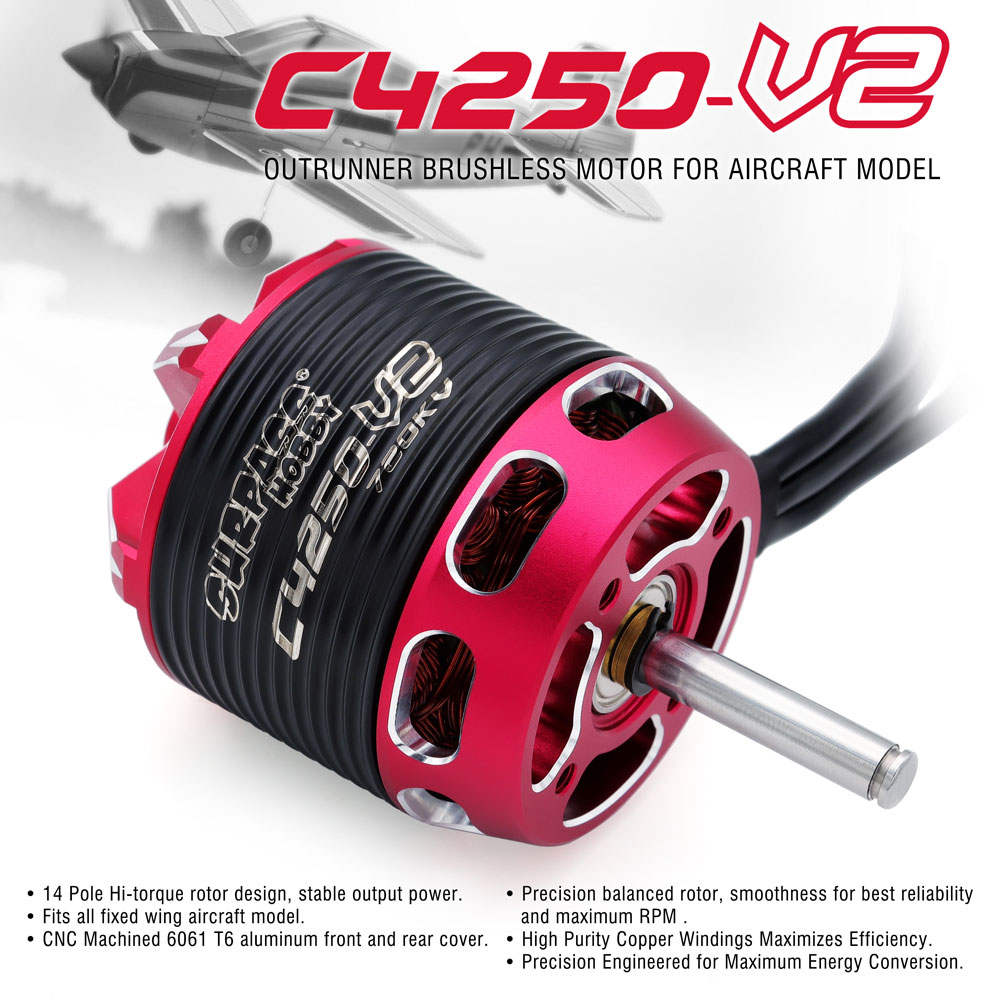 Supera hobby c4240 750kv/850kv - Rc Hobby Plane avaliação e preço
