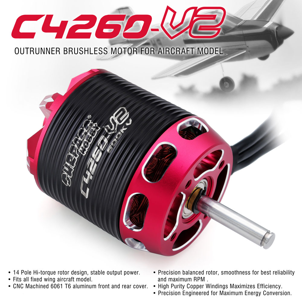 Supera hobby c4240 750kv/850kv - Rc Hobby Plane avaliação e preço