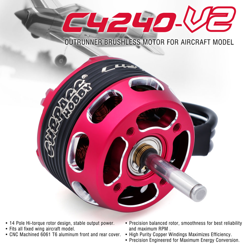 Supera hobby c4240 750kv/850kv - Rc Hobby Plane avaliação e preço