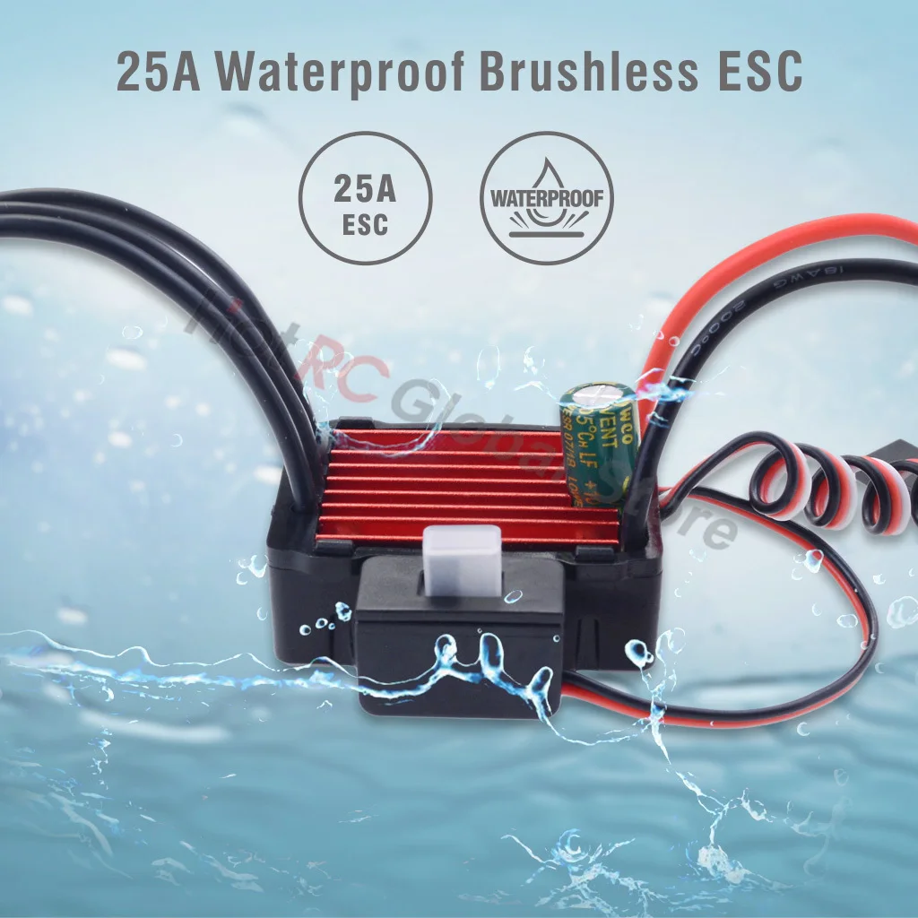 ESC Brushless à Prova d'Água S - Rc Hobby Rc avaliação e preço