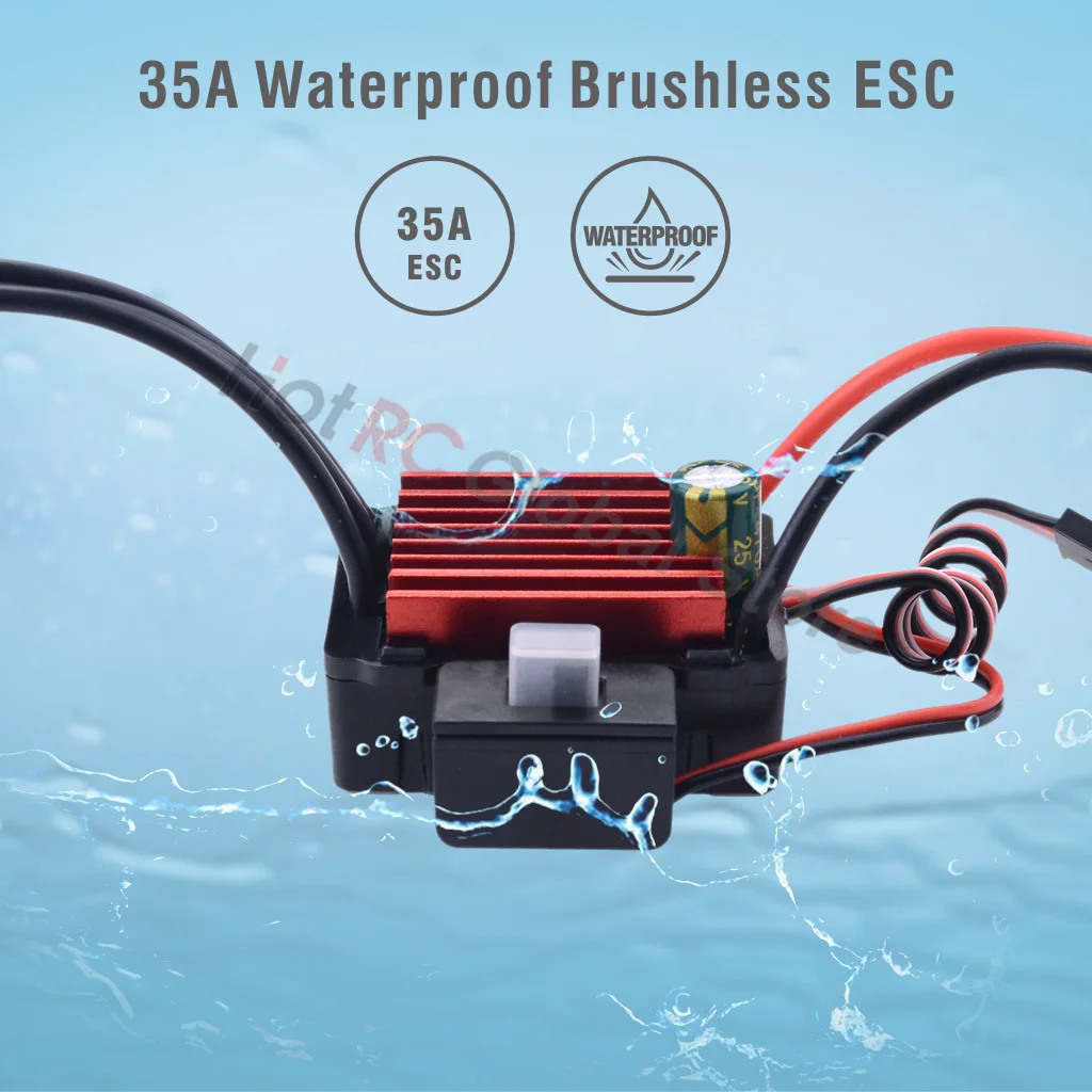 ESC Brushless à Prova d'Água S - Rc Hobby Rc avaliação e preço